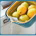 2PC/set Kitchen Sink Vegetable drainer Fruit basket For fruit washing